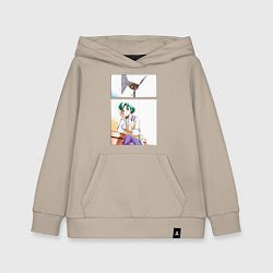 Детская толстовка-худи Дневник поездки в Иокогаму