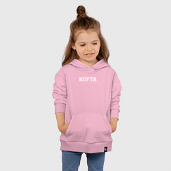 Толстовка детская хлопковая Prosto KOFTA, цвет: светло-розовый — фото 2