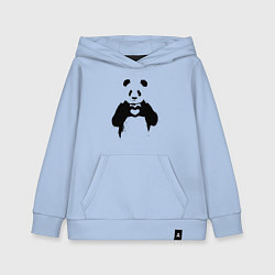 Детская толстовка-худи ПАНДА ЛАЙК ЛЮБОВЬ PANDA LOVE
