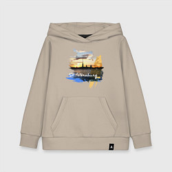 Детская толстовка-худи Travel Санк-Петербург