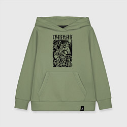 Детская толстовка-худи Пикник арт символы