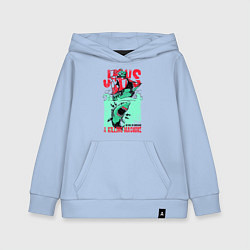 Детская толстовка-худи Корабль и акула