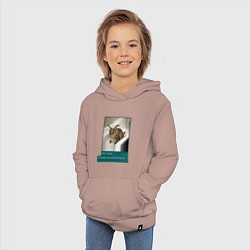 Толстовка детская хлопковая Шлёпа, цвет: пыльно-розовый — фото 2