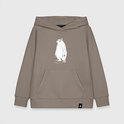 Детская толстовка-худи Курьер - Медведь