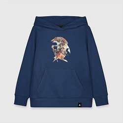 Толстовка детская хлопковая Бронированный воин, цвет: тёмно-синий