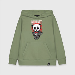 Детская толстовка-худи Грустный медведь