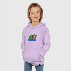 Толстовка детская хлопковая Pepe happy Пепе хеппи, цвет: лаванда — фото 2