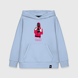 Детская толстовка-худи Игра в кальмара - милый котик