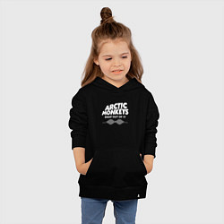 Толстовка детская хлопковая Arctic Monkeys, группа, цвет: черный — фото 2