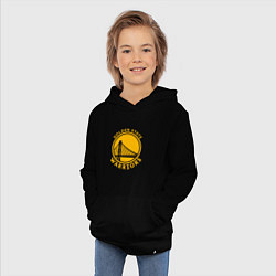 Толстовка детская хлопковая Golden state Warriors NBA, цвет: черный — фото 2