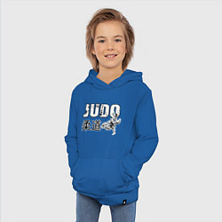 Толстовка детская хлопковая Style Judo, цвет: синий — фото 2