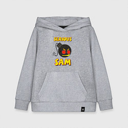 Детская толстовка-худи Serious Sam Bomb Logo