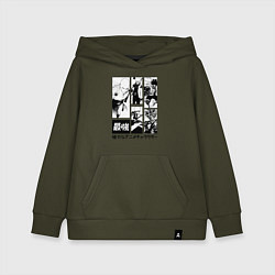 Детская толстовка-худи Герои сенен манг One punch man one piece