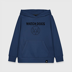 Толстовка детская хлопковая Watch Dogs, цвет: тёмно-синий