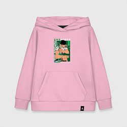 Детская толстовка-худи Ван-Пис One Piece, Зоро Ророноа Zoro Roronoa с над