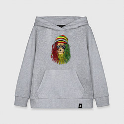 Детская толстовка-худи Rasta lioN