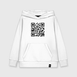 Детская толстовка-худи Хочу в тайгу - QR code