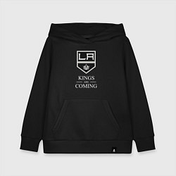 Толстовка детская хлопковая Los Angeles Kings, Лос Анджелес Кингз, цвет: черный