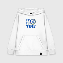 Толстовка детская хлопковая It is Chelsea time Челси, цвет: белый