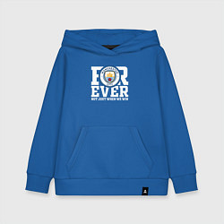 Толстовка детская хлопковая Manchester City FOREVER NOT JUST WHEN WE WIN Манче, цвет: синий
