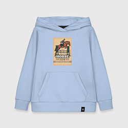 Детская толстовка-худи Конный спорт Horse club