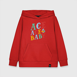 Толстовка детская хлопковая Ace Ace Baby, цвет: красный