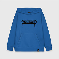 Толстовка детская хлопковая Nintendo streaks, цвет: синий