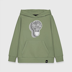 Детская толстовка-худи Стимпанк лампа