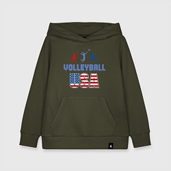 Детская толстовка-худи USA - Volleyball