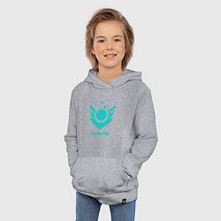 Толстовка детская хлопковая Сейдж способность валорант, цвет: меланж — фото 2
