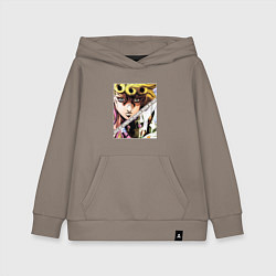 Детская толстовка-худи Джорно Джованна из ДжоДжо