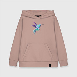 Детская толстовка-худи Красивая колибри