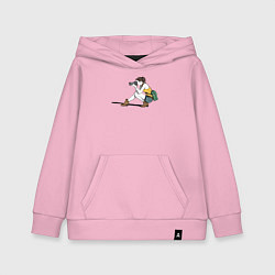 Детская толстовка-худи Девушка фотограф за работой