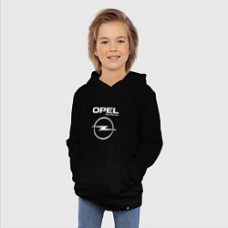 Толстовка детская хлопковая OPEL Pro Racing, цвет: черный — фото 2