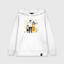 Детская толстовка-худи FRIENDLY FAMILY