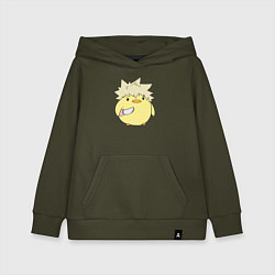 Толстовка детская хлопковая Опасный Бакуго My Hero Academia, цвет: хаки