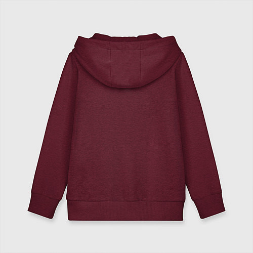 Детская толстовка-худи Wu-Tang Colors / Меланж-бордовый – фото 2