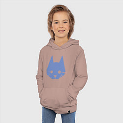 Толстовка детская хлопковая Stray Blue, цвет: пыльно-розовый — фото 2