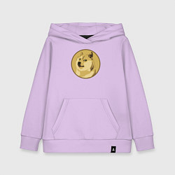 Детская толстовка-худи Пёсик Доге в круге