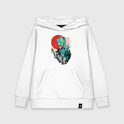 Детская толстовка-худи Аяка самурай - Геншин Импакт