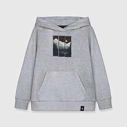 Детская толстовка-худи Бездорожье Сибирь