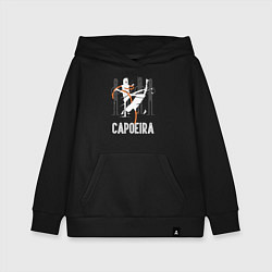 Толстовка детская хлопковая Capoeira - contactless combat, цвет: черный