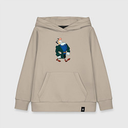 Детская толстовка-худи Доктор Ливси шагает под фонк мем