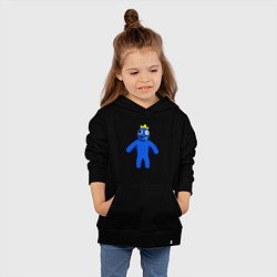 Толстовка детская хлопковая Синий из Роблокс, цвет: черный — фото 2