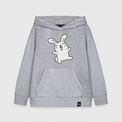 Детская толстовка-худи Happy Bunny