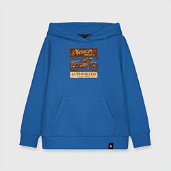 Детская толстовка-худи Ретро мотоцикл гранж