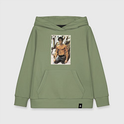 Детская толстовка-худи Брюс Ли - ретро постер