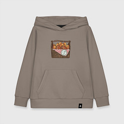 Детская толстовка-худи Корзина с пирожками