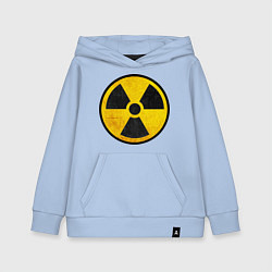 Толстовка детская хлопковая Atomic Nuclear, цвет: мягкое небо
