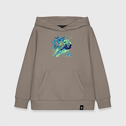 Детская толстовка-худи Волна и фристайл